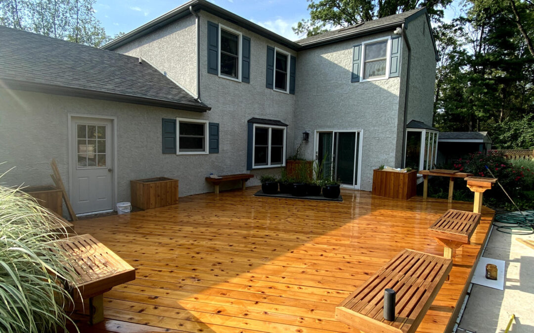 Reconstrucción de #Deck en cedro