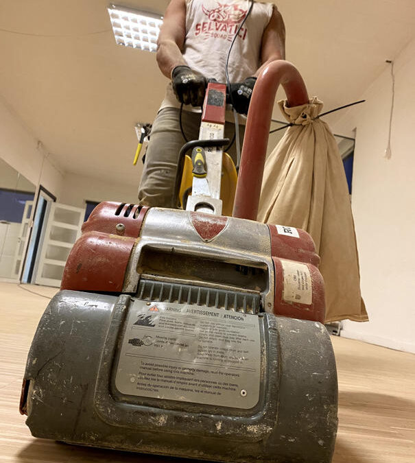 Lijando piso #Parquet