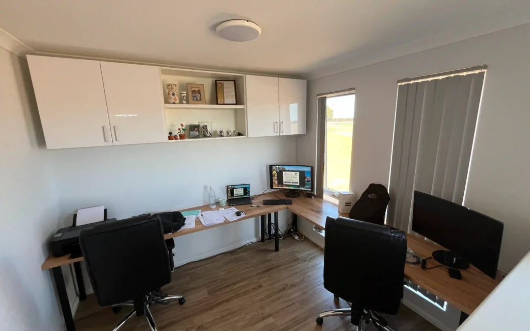 Custom Office Desk Installation